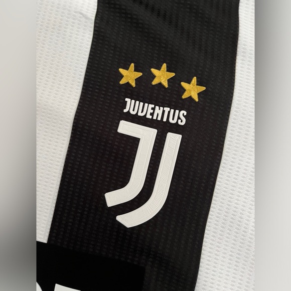 Ronaldo #7 Juventus Home 2018 retro Jersey Player Version slim fit Small Fit - Picture 5 of 5